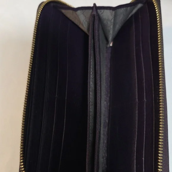 Michael Kors Eggplant Purple Leather Wallet - Picture 6 of 7